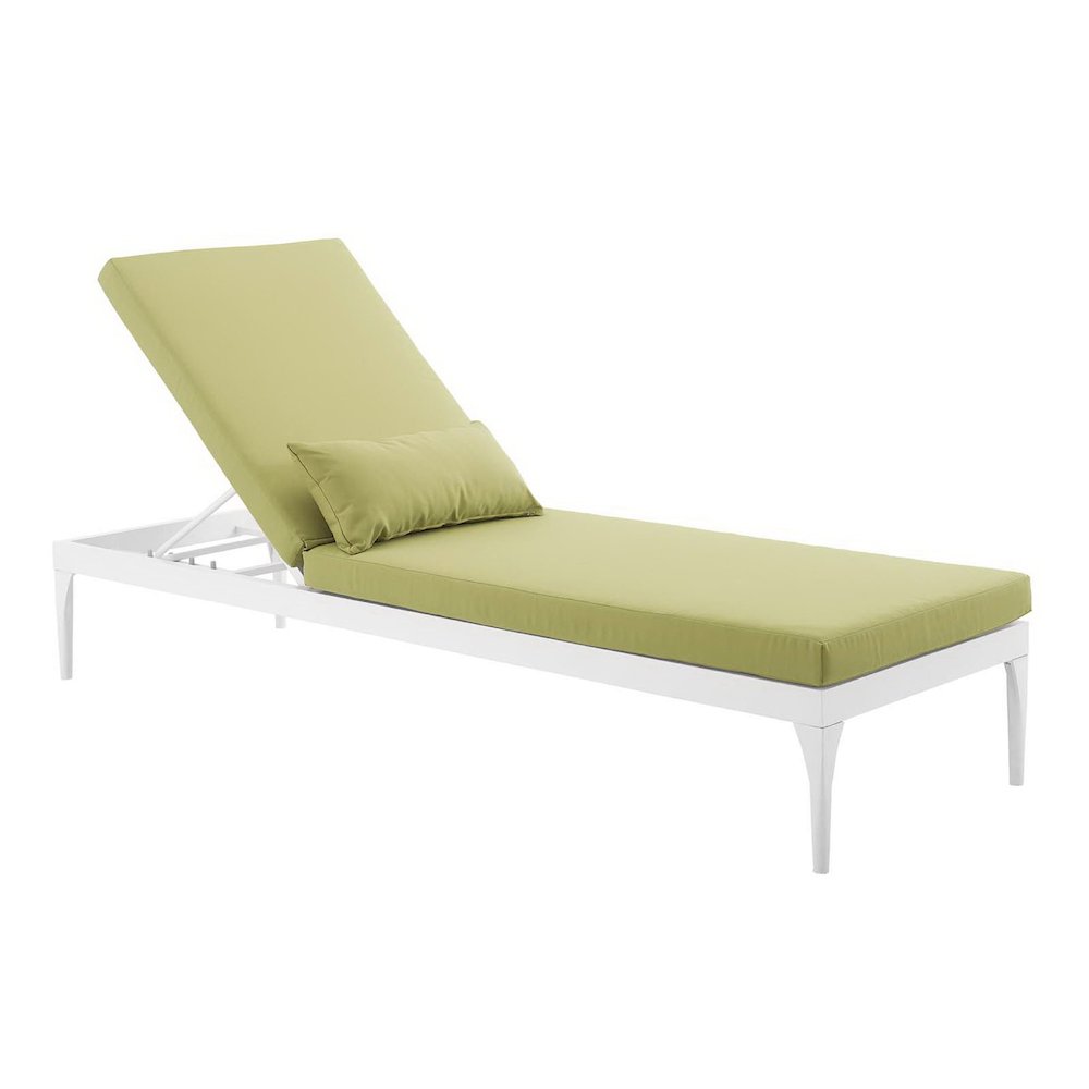 Perspective Cushion Outdoor Patio Chaise Lounge Chair. Picture 2