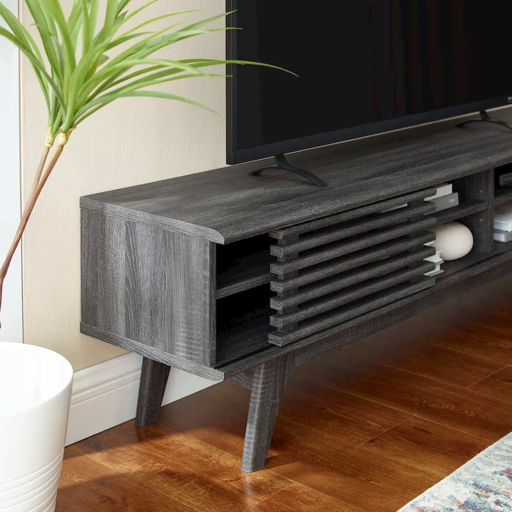 Render 70" Entertainment Center TV Stand. Picture 7