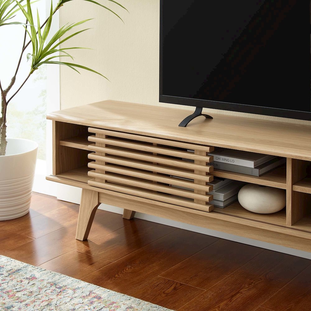 Render 70" Entertainment Center TV Stand. Picture 7