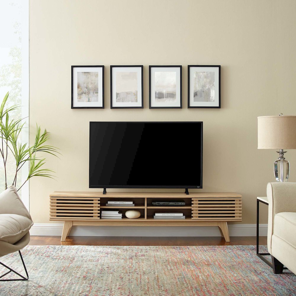 Render 70" Entertainment Center TV Stand. Picture 6