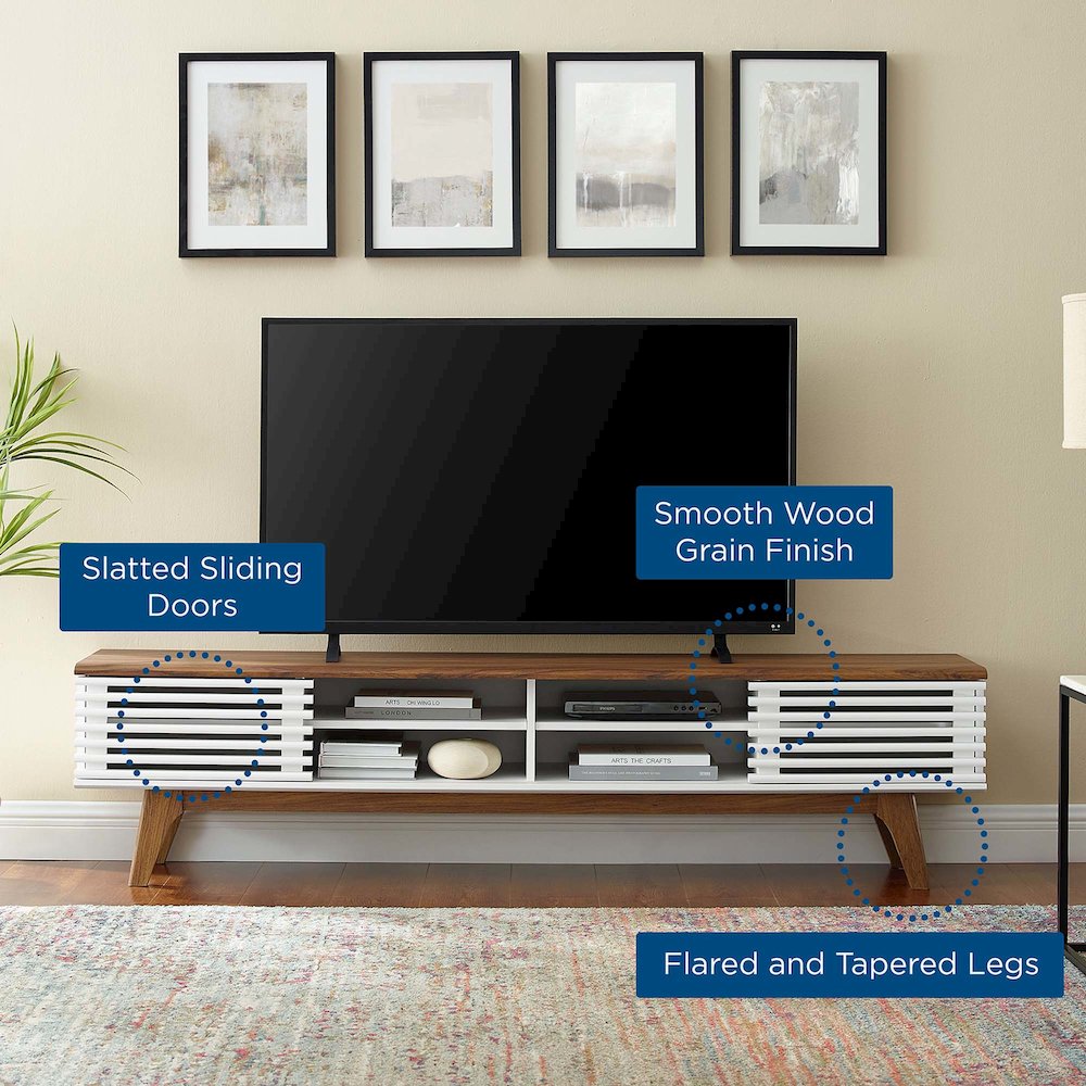 Render 70" Entertainment Center TV Stand. Picture 8