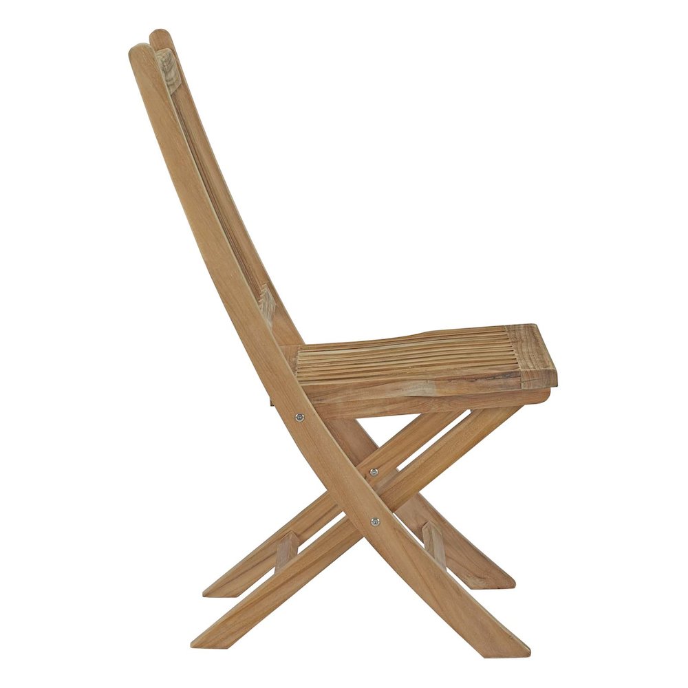 Marina 7 Piece Outdoor Patio Teak Dining Set. Picture 3