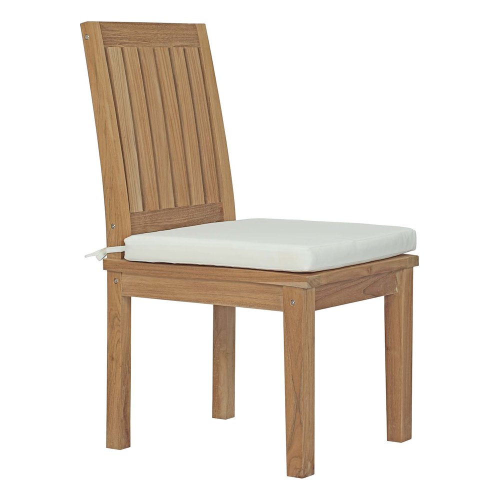 Marina 9 Piece Outdoor Patio Teak Dining Set. Picture 2