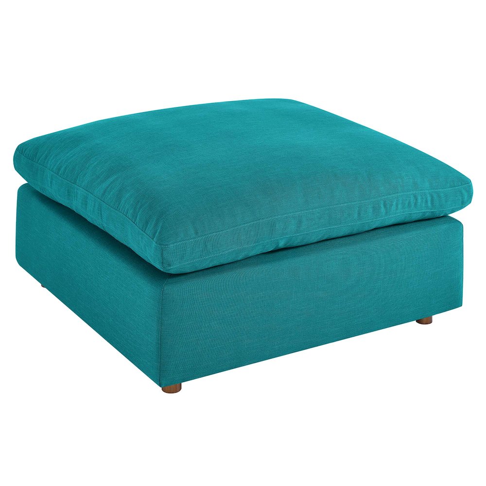 Commix Down Filled Overstuffed Ottoman. Picture 1