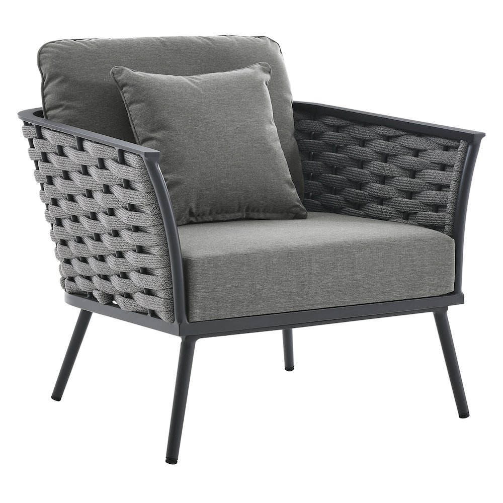 Stance 5 Piece Outdoor Patio Aluminum Sectional Sofa Set. Picture 2
