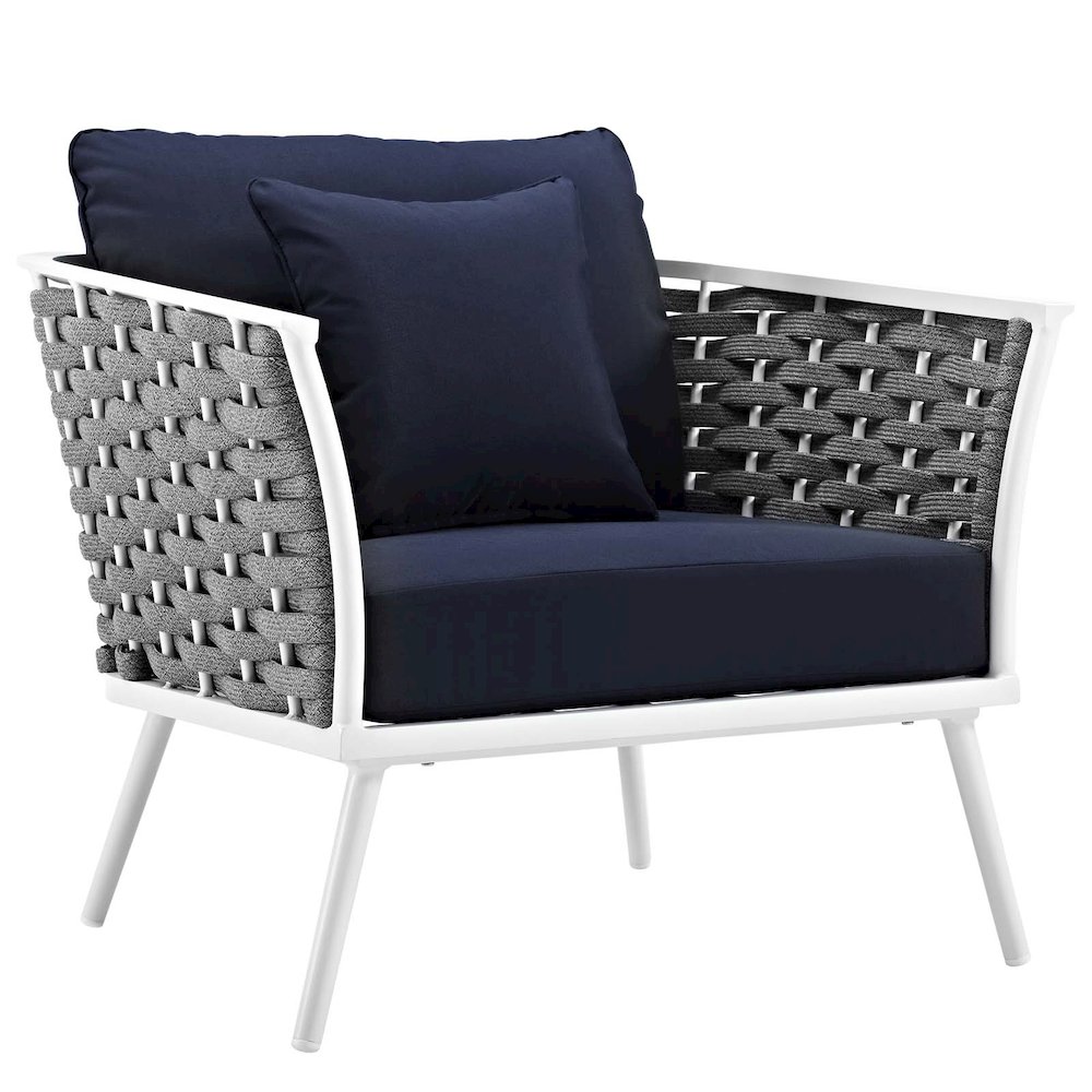 Stance 5 Piece Outdoor Patio Aluminum Sectional Sofa Set. Picture 2