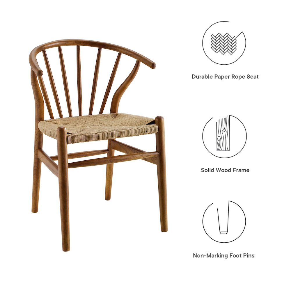 Flourish Spindle Wood Dining Side Chair. Picture 2