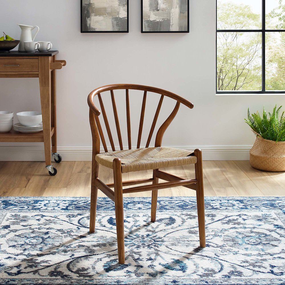 Flourish Spindle Wood Dining Side Chair. Picture 7