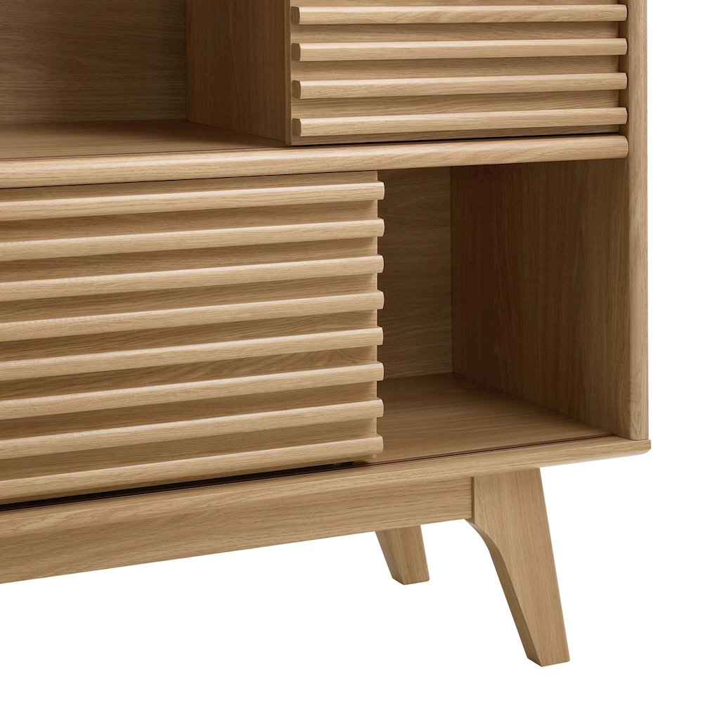 Render Three-Tier Display Storage Cabinet Stand. Picture 2