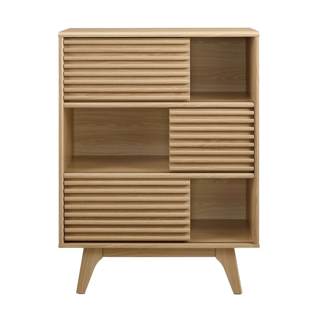 Render Three-Tier Display Storage Cabinet Stand. Picture 4
