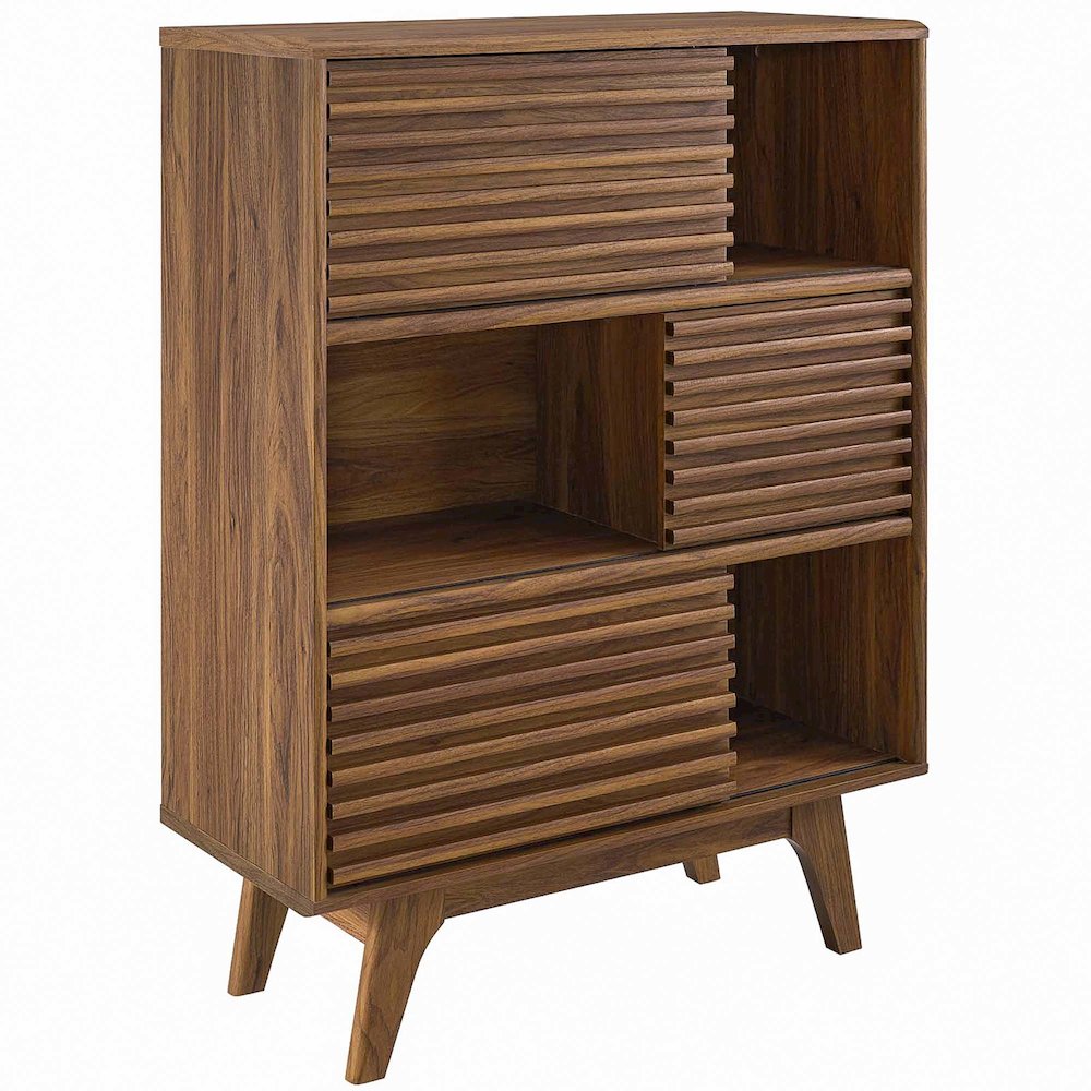 Render Three-Tier Display Storage Cabinet Stand. Picture 1