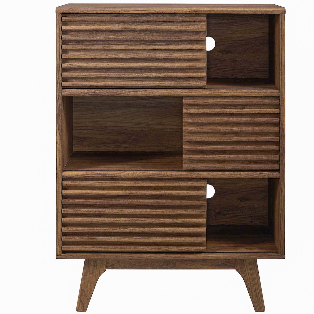 Render Three-Tier Display Storage Cabinet Stand. Picture 4