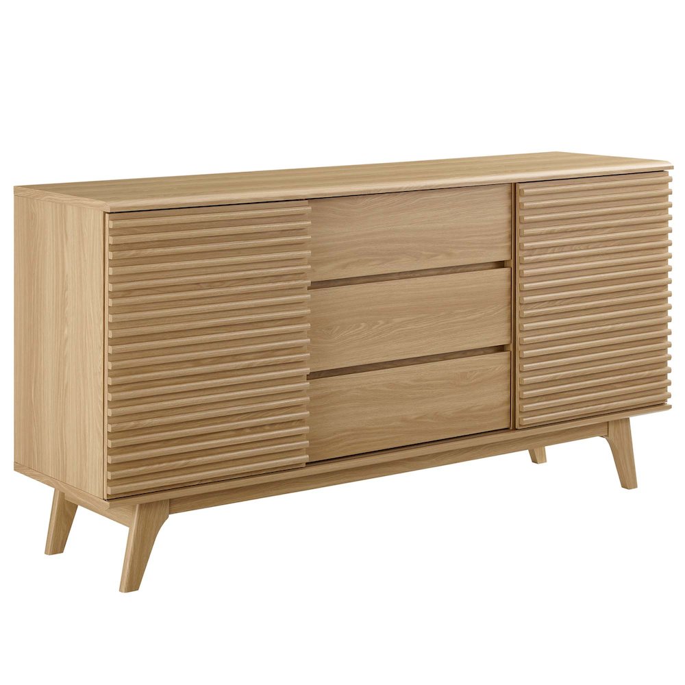 Render 63" Sideboard Buffet Table or TV Stand. Picture 1