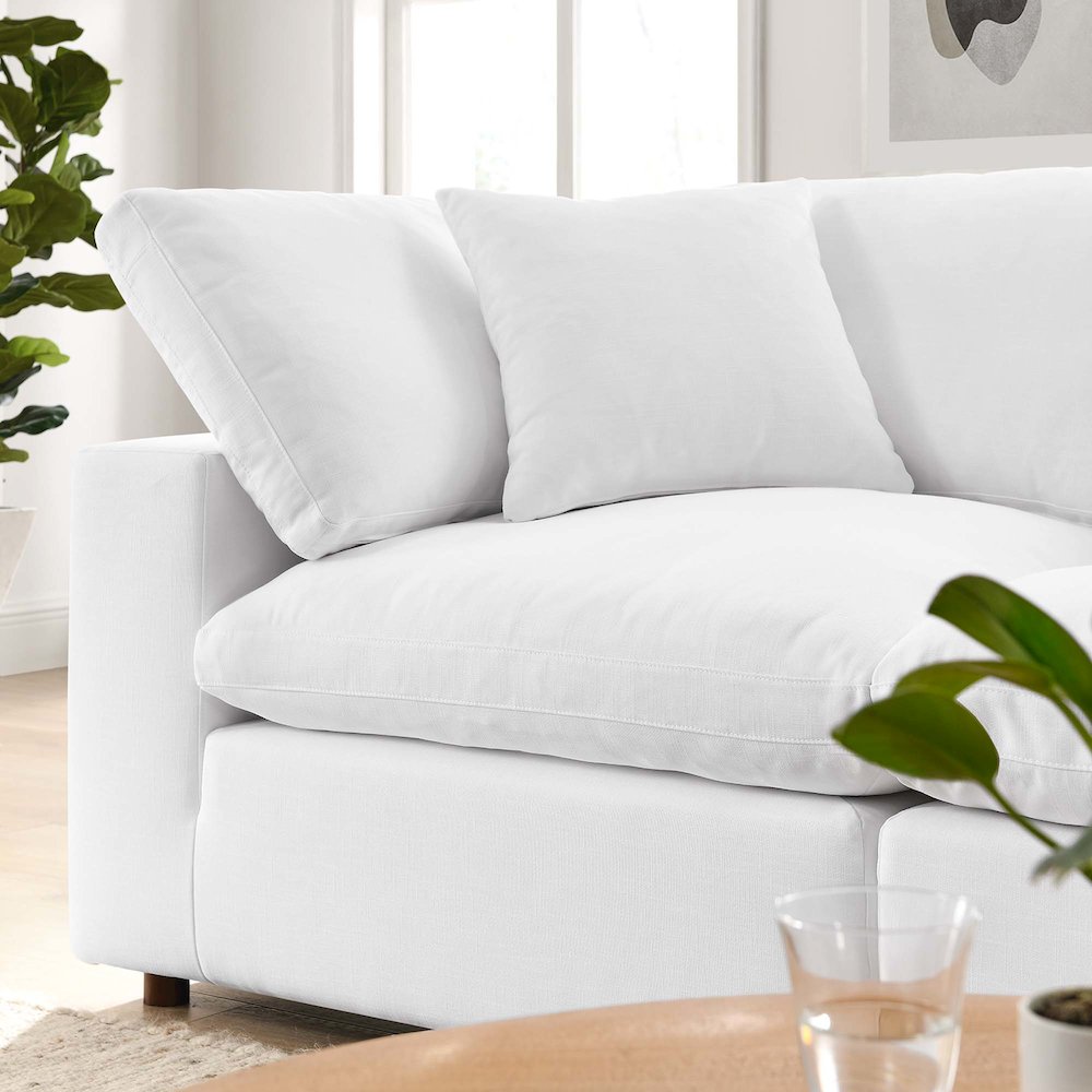 Commix 2 Piece Down Filled Overstuffed Sectional Sofa Set. Picture 9