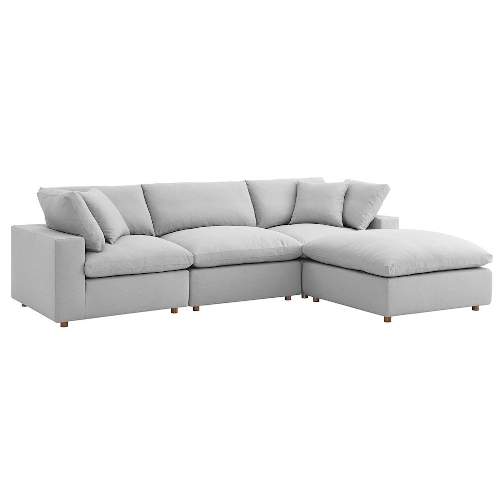 Commix Down Filled Overstuffed 4 Piece Sectional Sofa Set. Picture 1