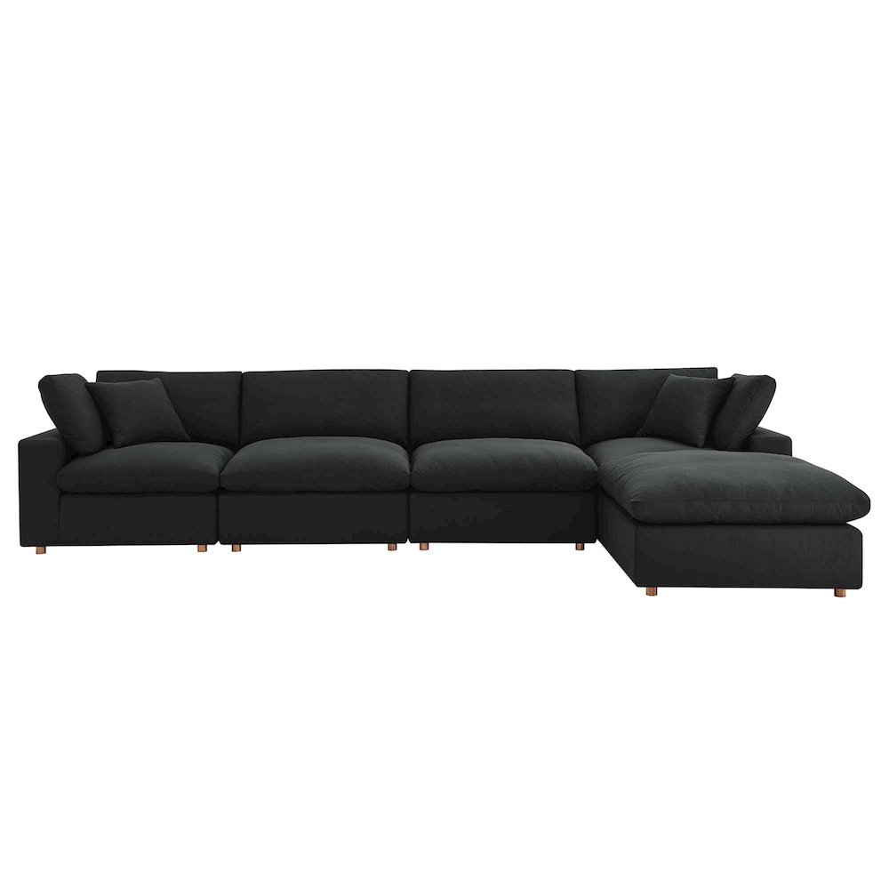 Commix 5 Piece Down Filled Overstuffed Sectional Sofa Set. Picture 16