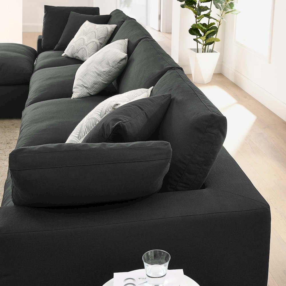 Commix 5 Piece Down Filled Overstuffed Sectional Sofa Set. Picture 18