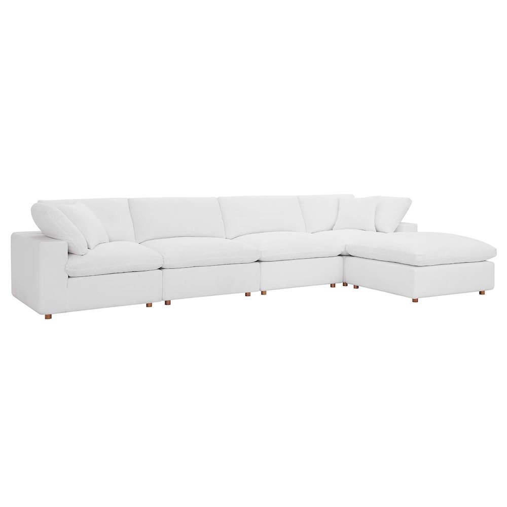 Commix 5 Piece Down Filled Overstuffed Sectional Sofa Set. Picture 1
