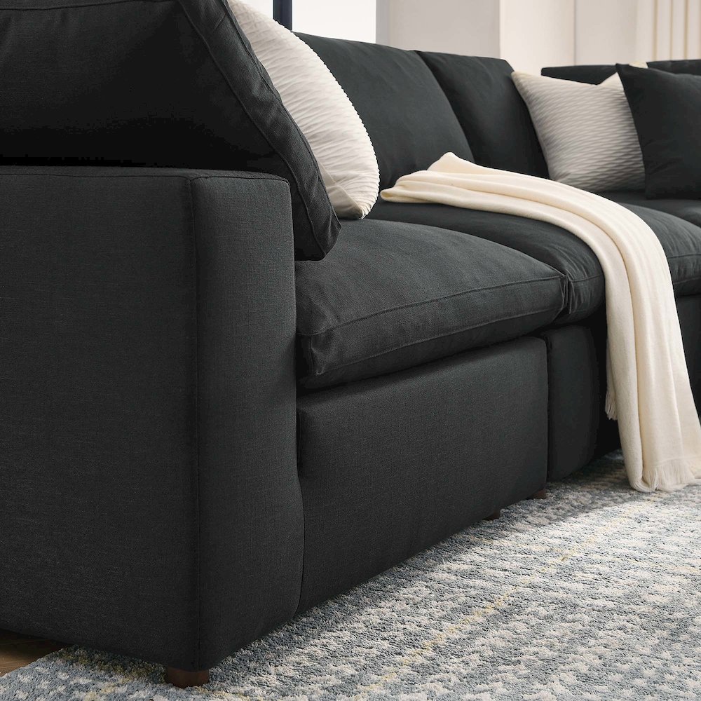 Commix 5 Piece Down Filled Overstuffed Sectional Sofa. Picture 15