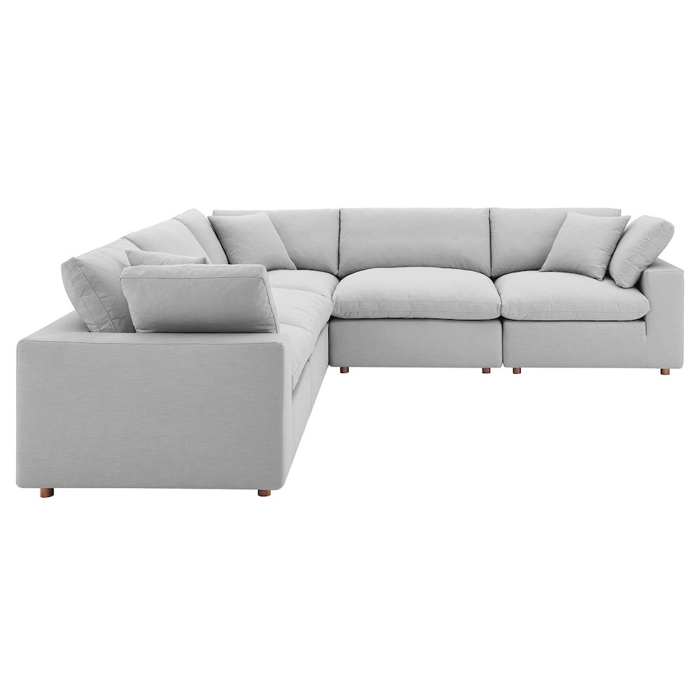 Commix 5 Piece Down Filled Overstuffed Sectional Sofa. Picture 13
