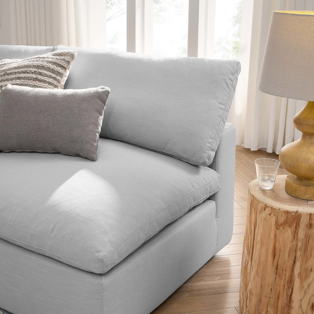 Commix 5-Piece Down Filled Overstuffed Armless Sectional Sofa. Picture 15