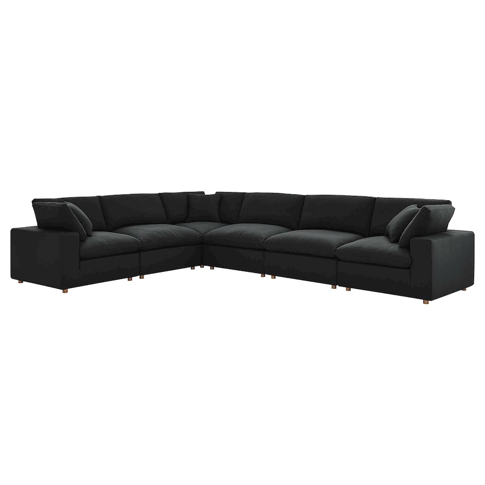Commix 6 Piece Down Filled Overstuffed Sectional Sofa Set. Picture 1