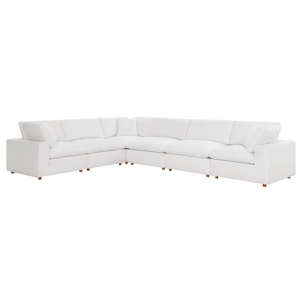 Commix 6 Piece Down Filled Overstuffed Sectional Sofa Set. Picture 1