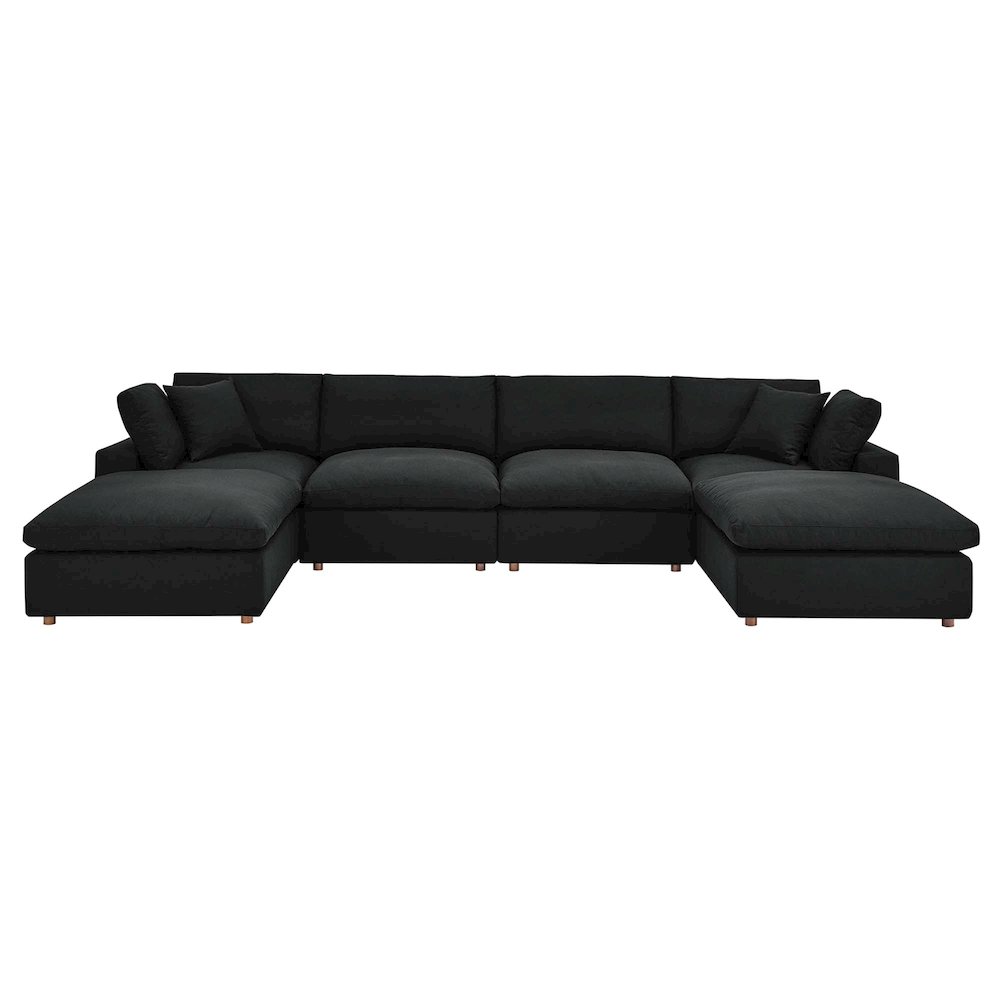 Commix 6-Piece Down Filled Overstuffed Sectional Sofa. Picture 1