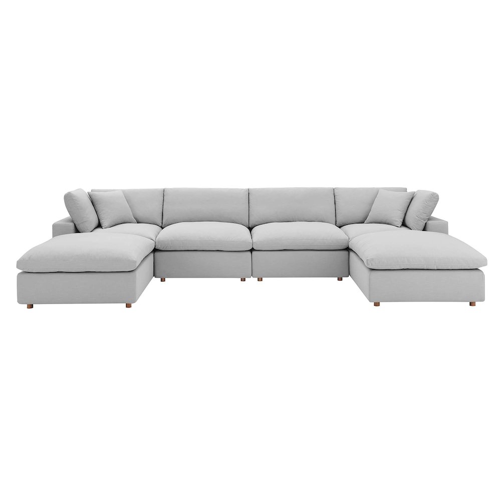 Commix 6-Piece Down Filled Overstuffed Sectional Sofa. Picture 1