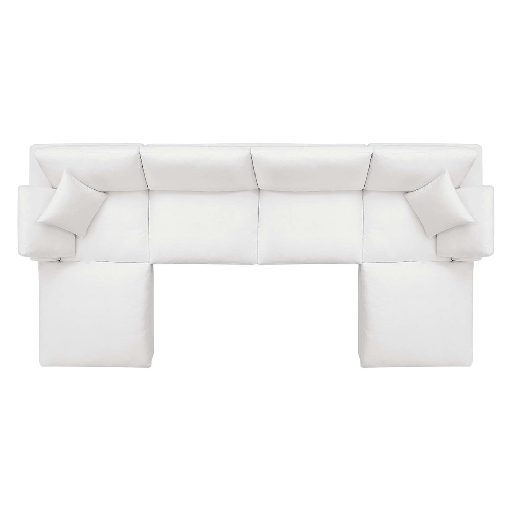 Commix 6-Piece Down Filled Overstuffed Sectional Sofa. Picture 16