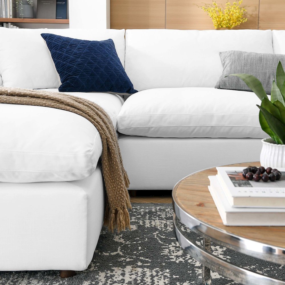 Commix 6-Piece Down Filled Overstuffed Sectional Sofa. Picture 18