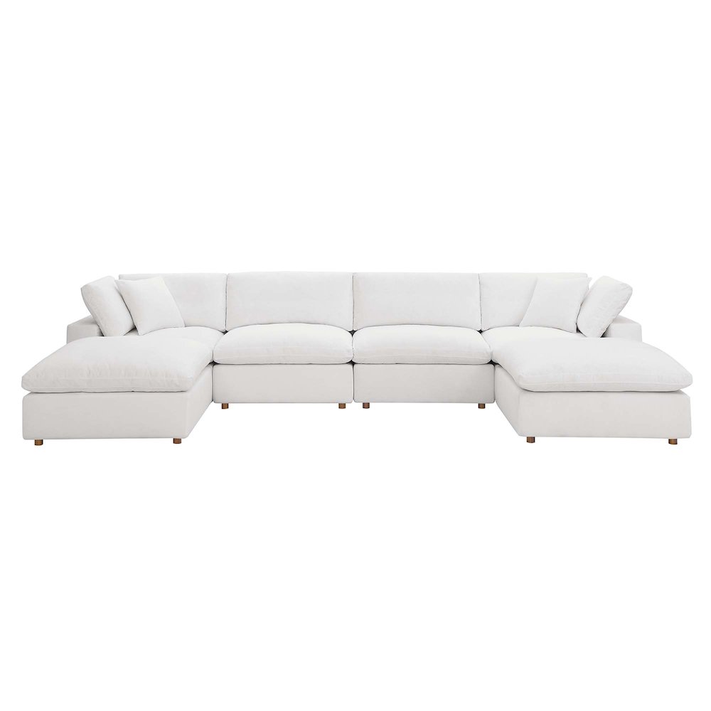 Commix 6-Piece Down Filled Overstuffed Sectional Sofa. Picture 1