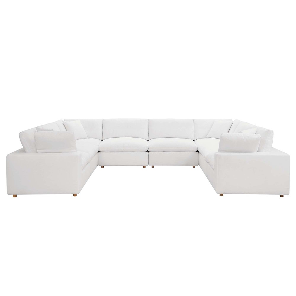 Commix 8-Piece Down Filled Overstuffed Sectional Sofa. Picture 1