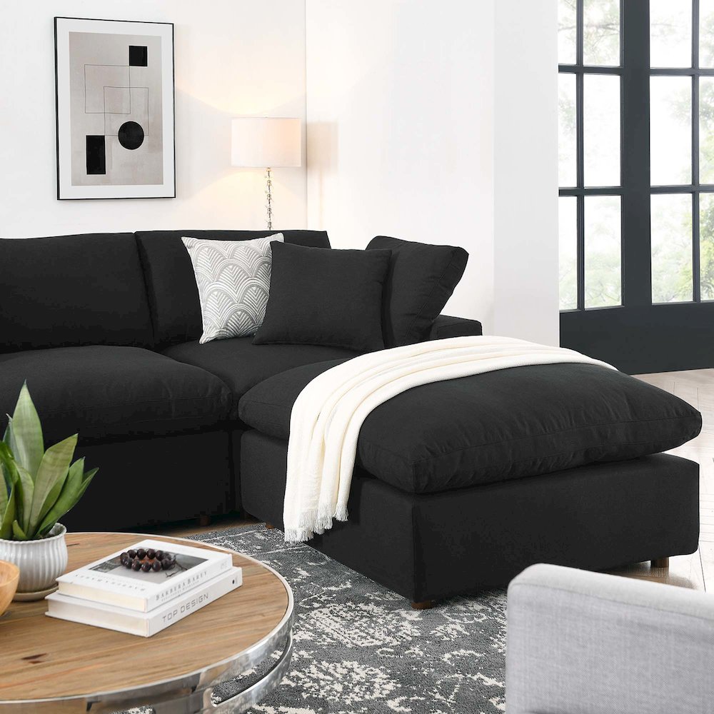 Commix 7-Piece Down Filled Overstuffed Sectional Sofa. Picture 15