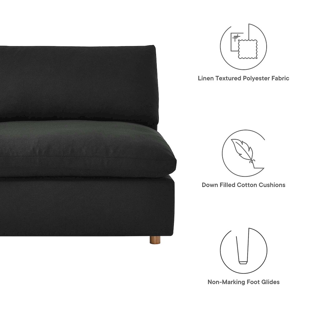 Commix 7-Piece Down Filled Overstuffed Sectional Sofa. Picture 3