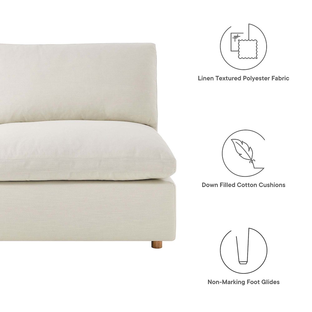 Commix 7-Piece Down Filled Overstuffed Sectional Sofa. Picture 3