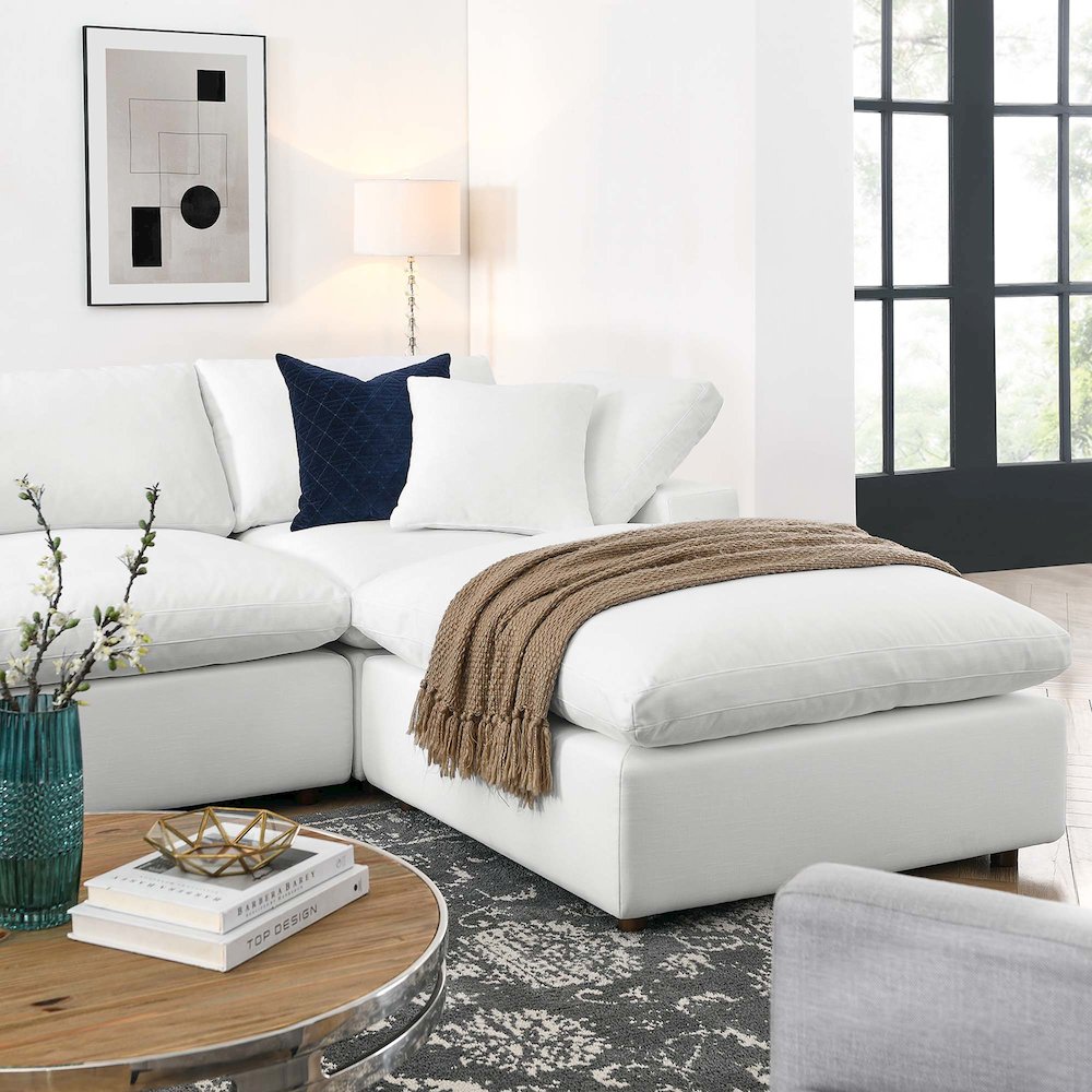 Commix 7-Piece Down Filled Overstuffed Sectional Sofa. Picture 15