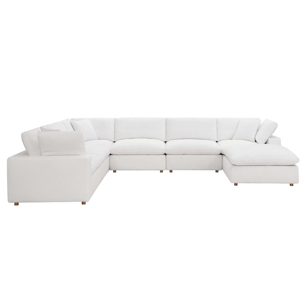 Commix 7-Piece Down Filled Overstuffed Sectional Sofa. Picture 1