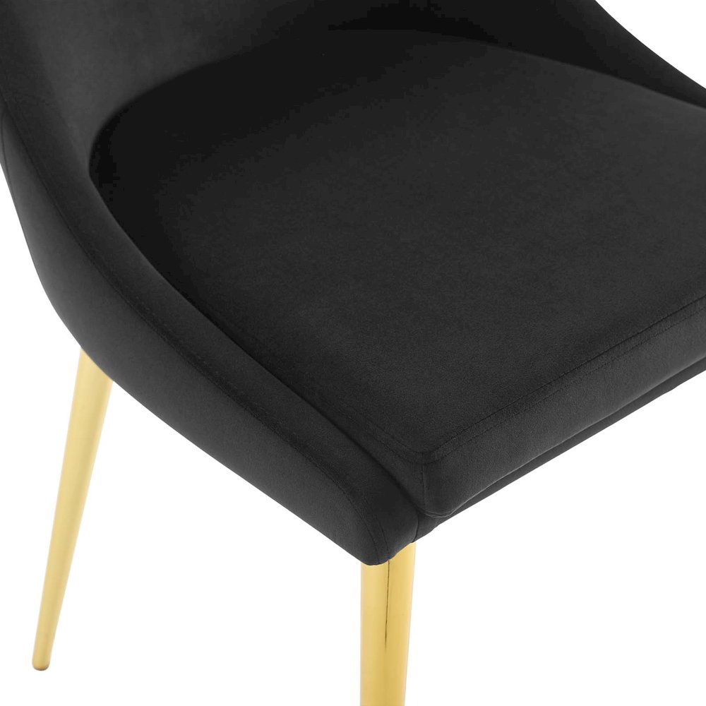 Viscount Modern Accent Performance Velvet Dining Chair. Picture 6