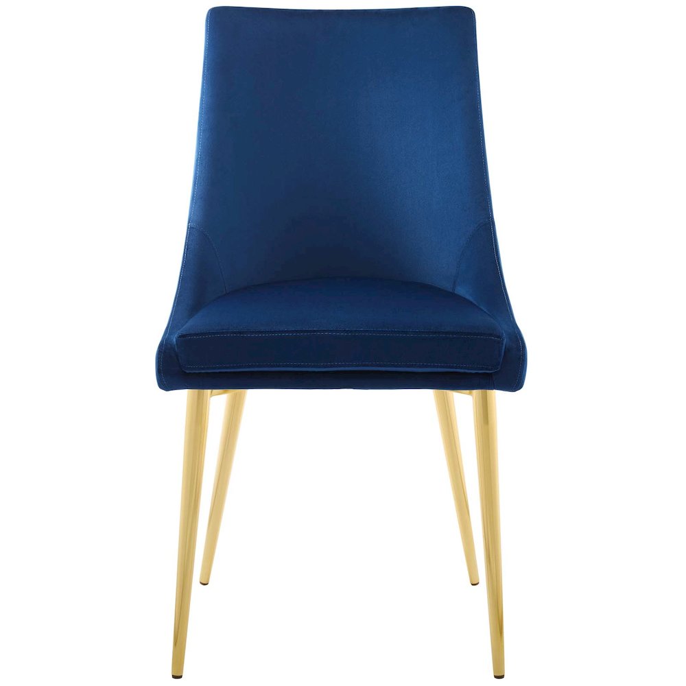 Viscount Modern Accent Performance Velvet Dining Chair. Picture 4