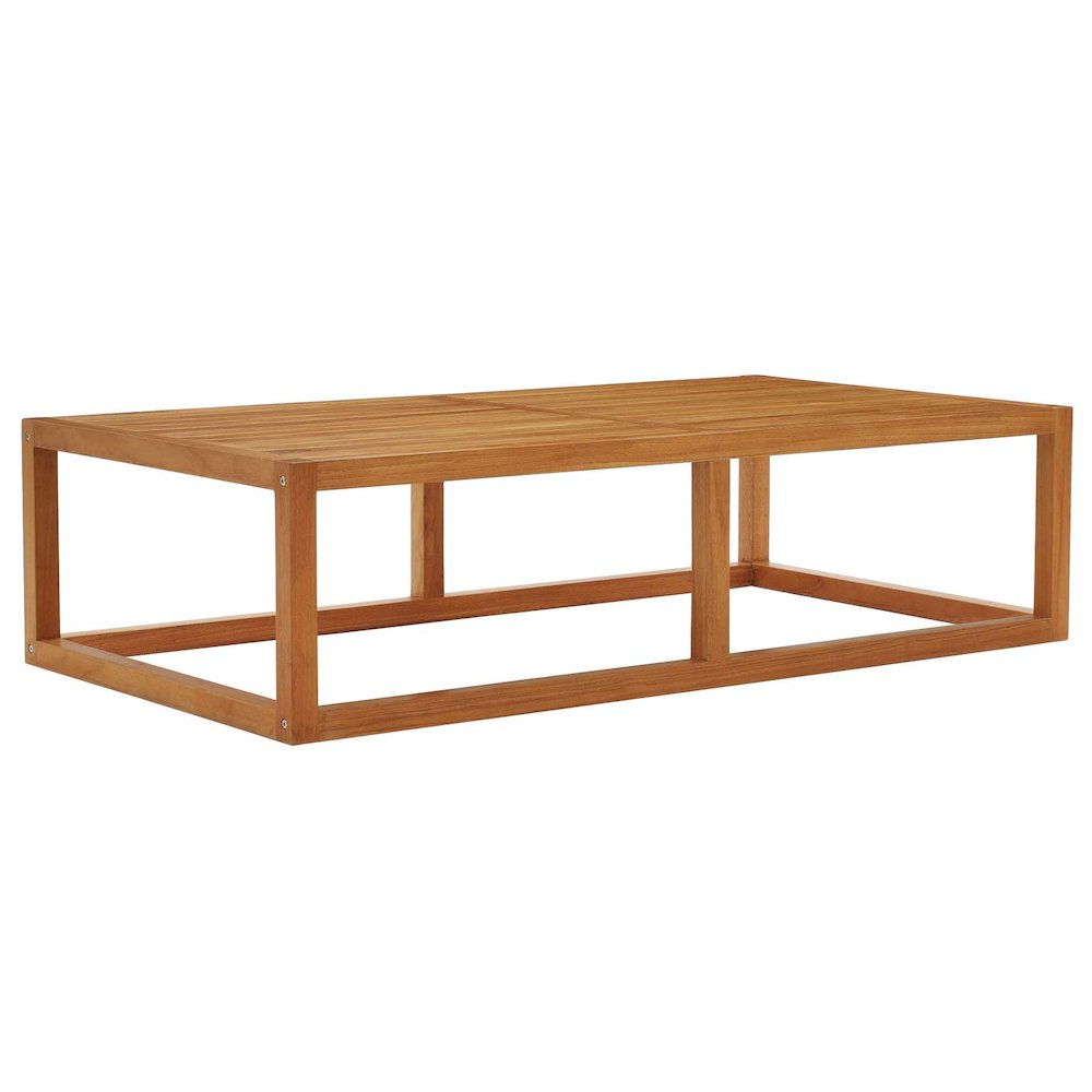 Newbury Outdoor Patio Premium Grade A Teak Wood Coffee Table. Picture 1