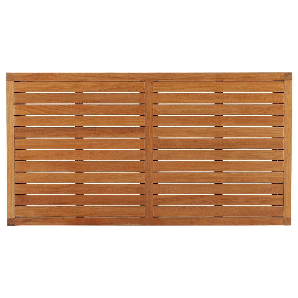 Newbury Outdoor Patio Premium Grade A Teak Wood Coffee Table. Picture 3