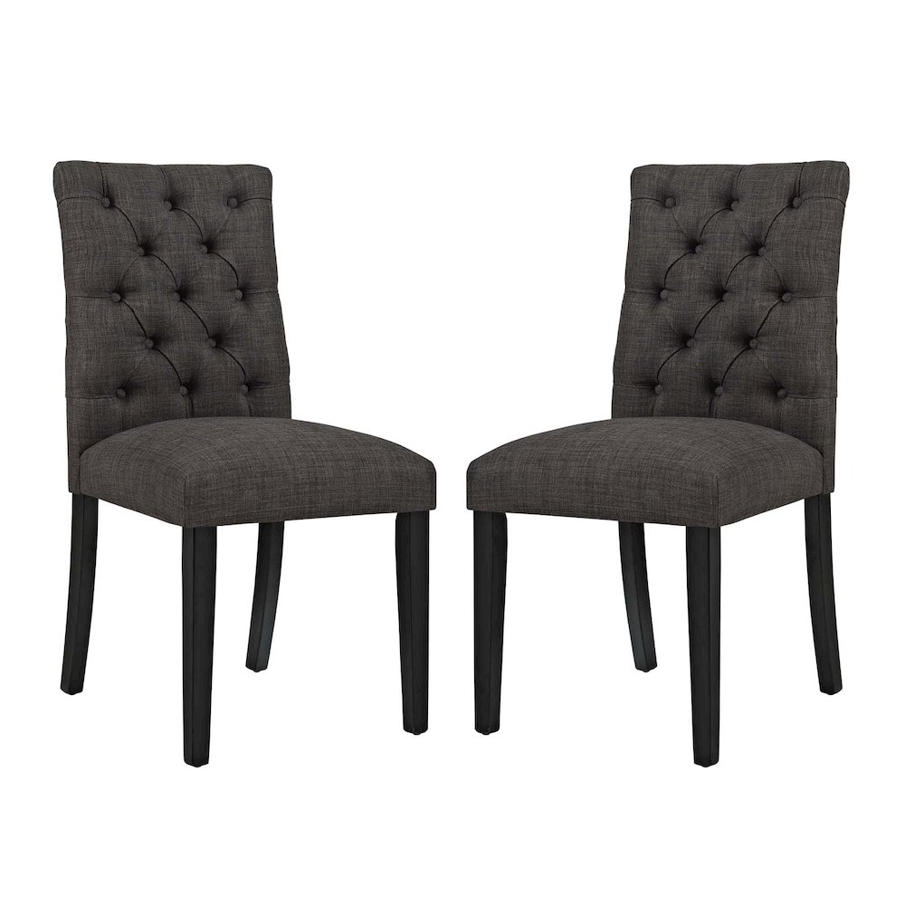 Duchess Fabric Dining Chair Set of 2. Picture 1