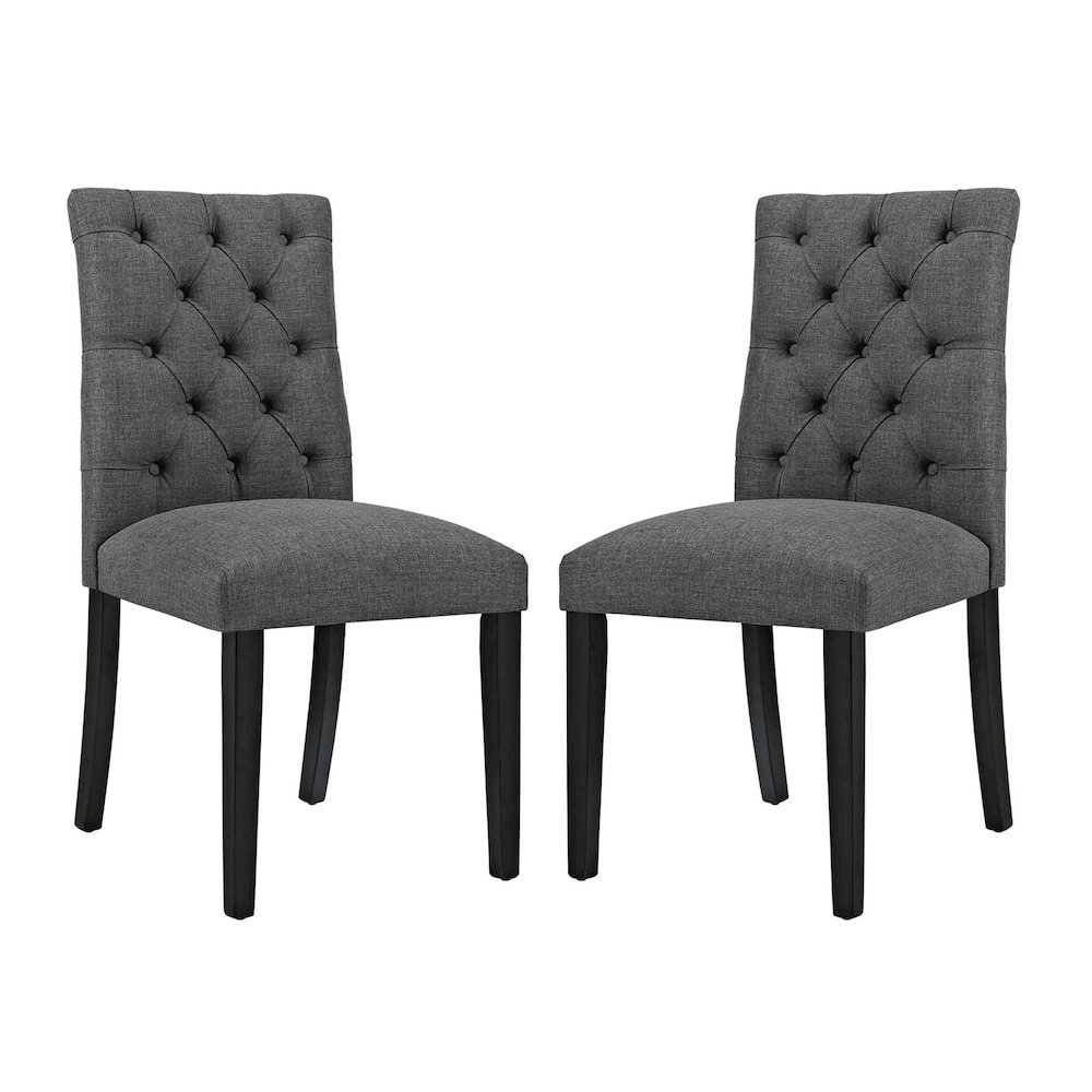 Duchess Fabric Dining Chair Set of 2. Picture 1