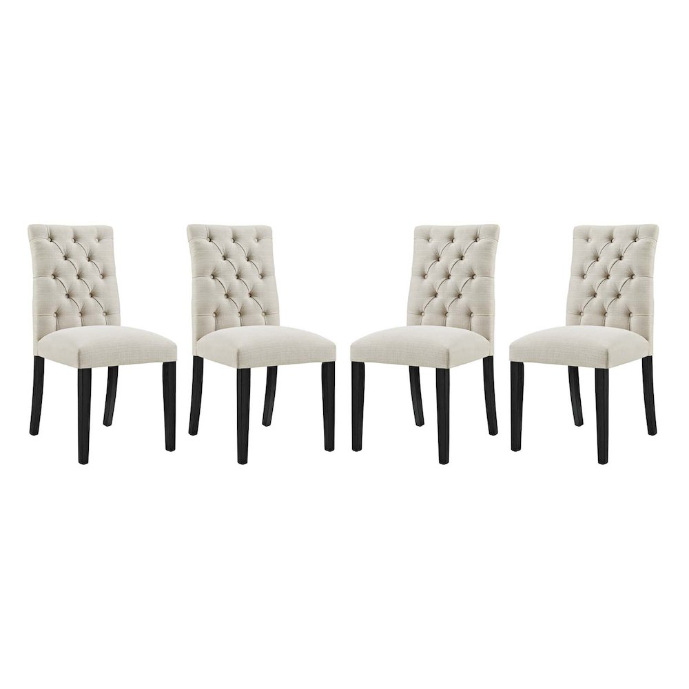 Duchess Fabric Dining Chair Set of 4. Picture 1