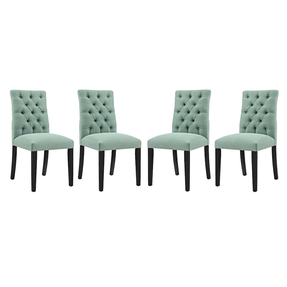Duchess Fabric Dining Chair Set of 4. Picture 1