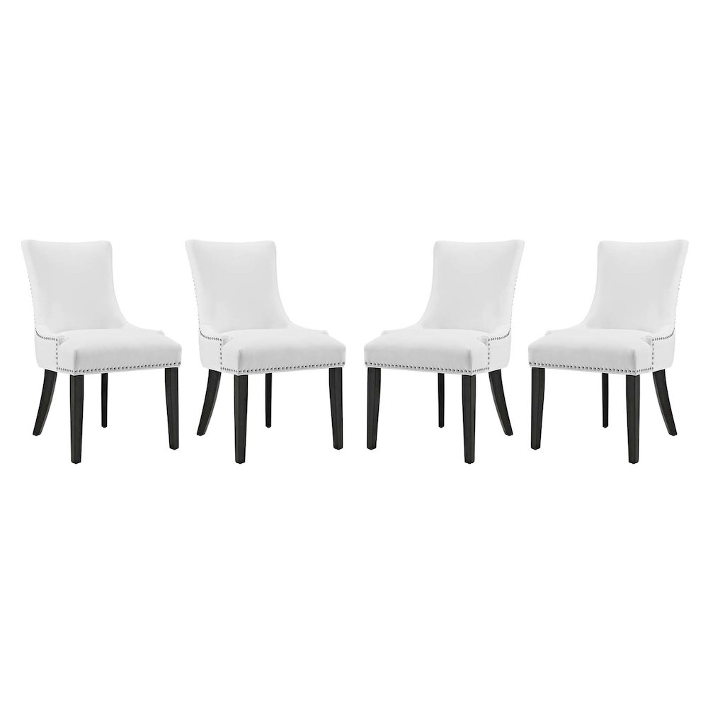 Marquis Faux Leather Dining Chair Set of 4. Picture 1