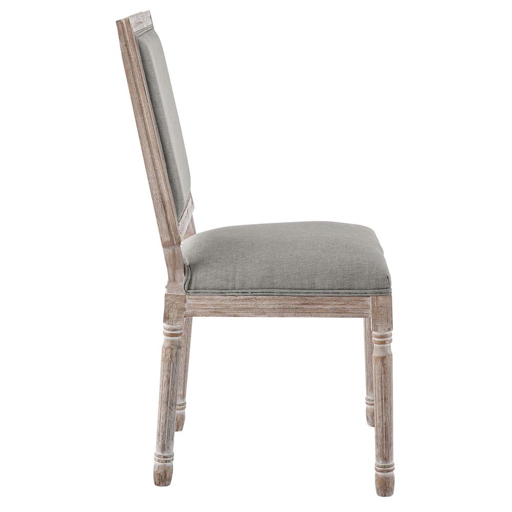 Court Dining Side Chair Upholstered Fabric Set of 2. Picture 3