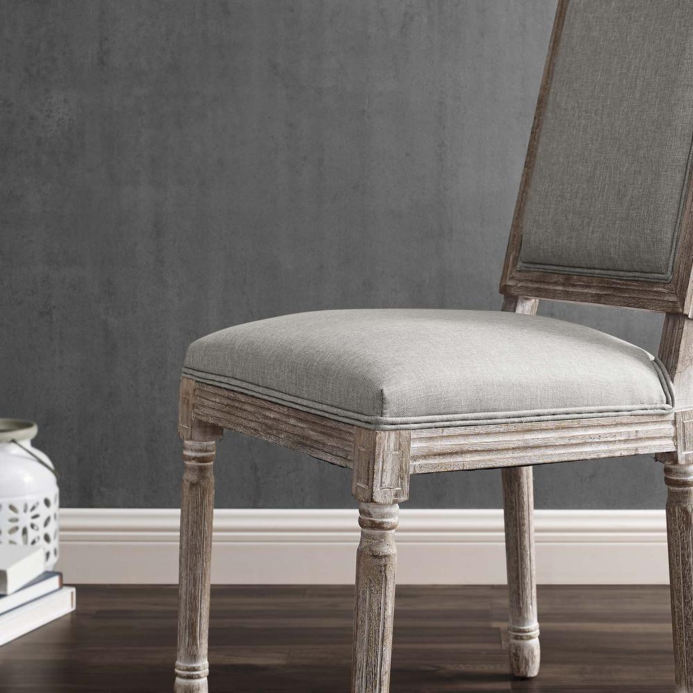 Court Dining Side Chair Upholstered Fabric Set of 2. Picture 7
