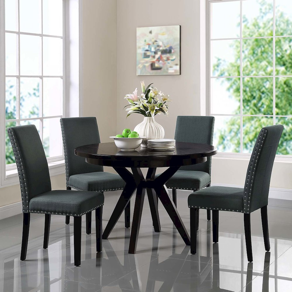 Parcel Fabric Dining Side Chair Set of 4. Picture 5